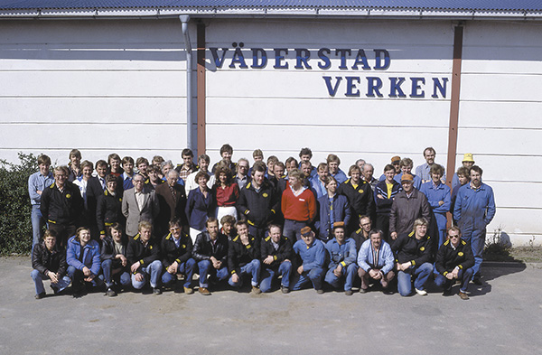 Väderstad staff in 1983