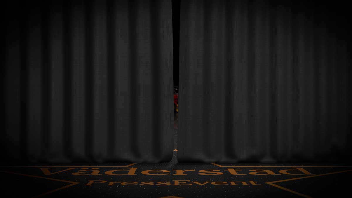 Curtains hiding our coming Väderstad news 2022