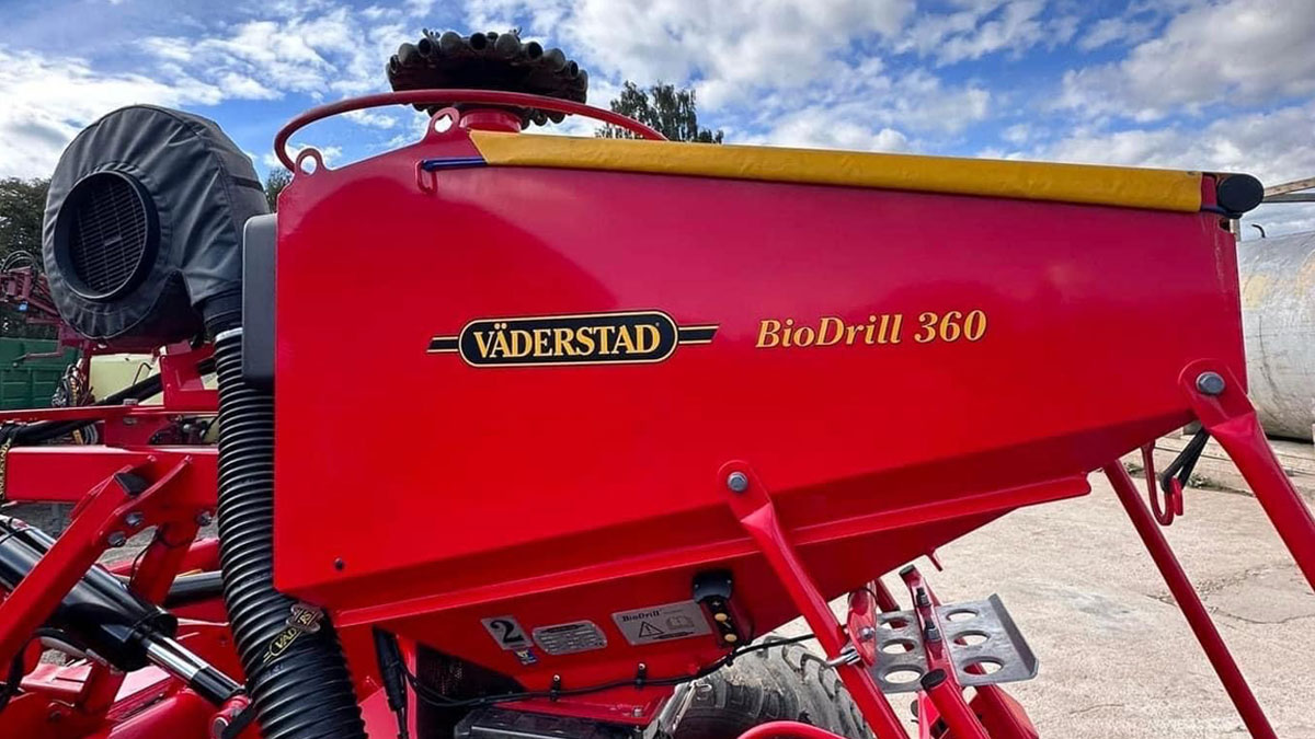 Naudota Väderstad smulkiasėklių kultūrų sėjamoji BioDrill 360