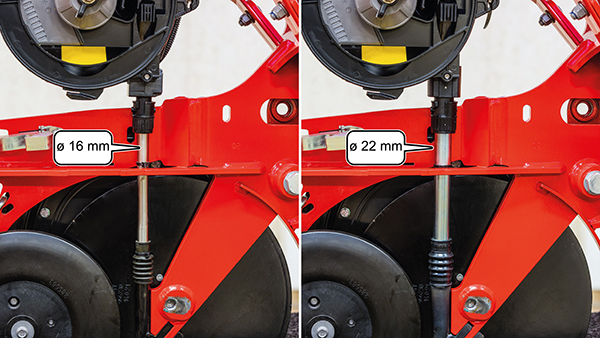 Planter seed tube Planter seed tube