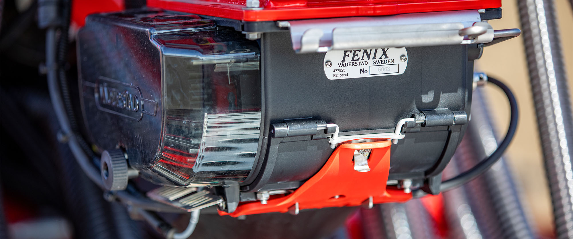 Closeup of Fenix II seed meter
