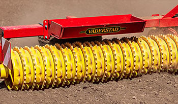 Väderstad Crosskill roller in the field.