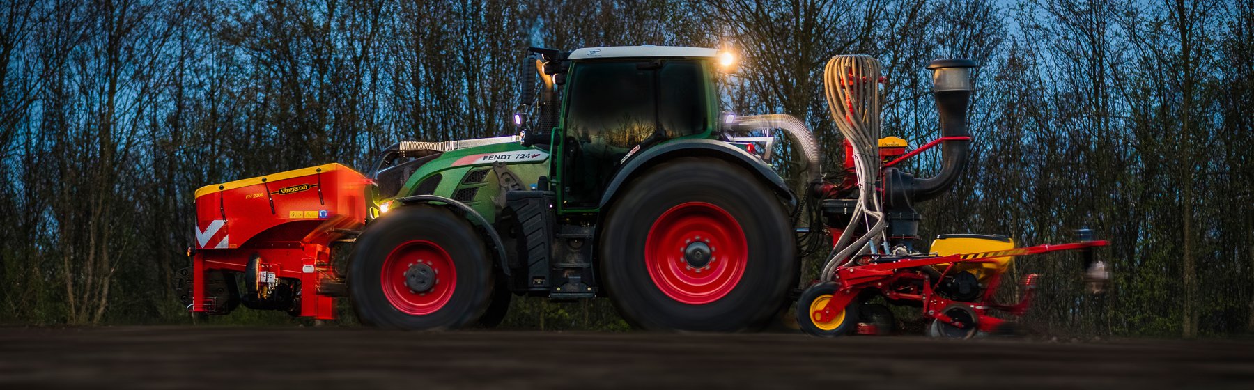 FrontHopper in field during evening