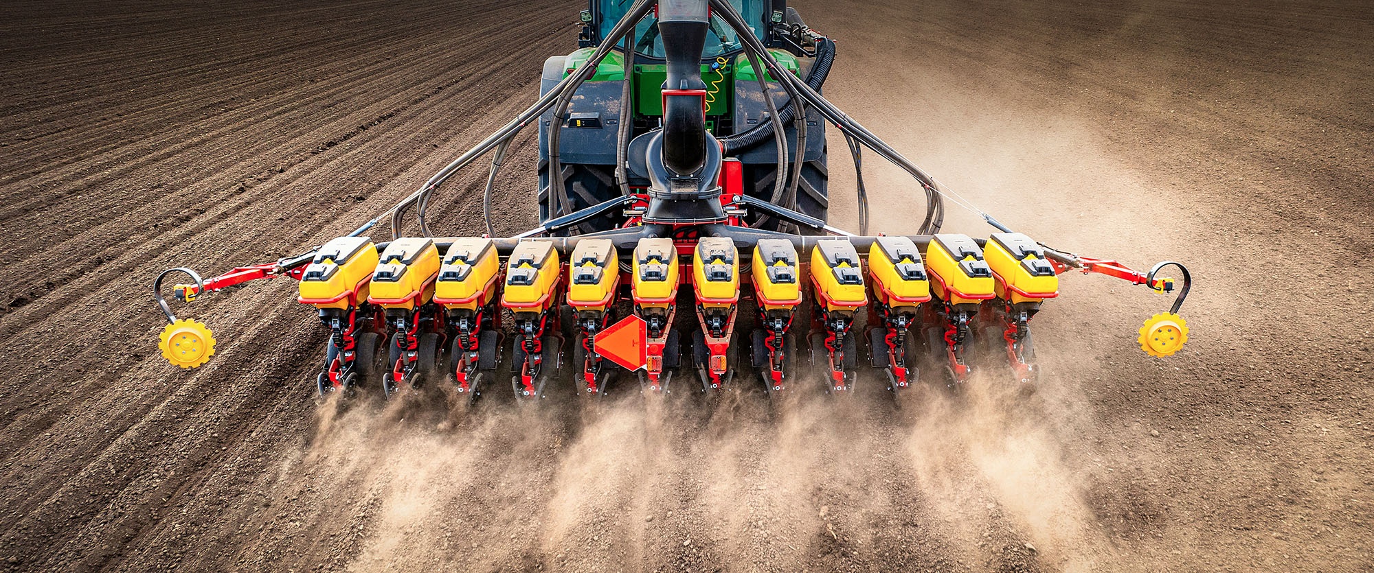 Väderstad Tempo V 12 en plein semis