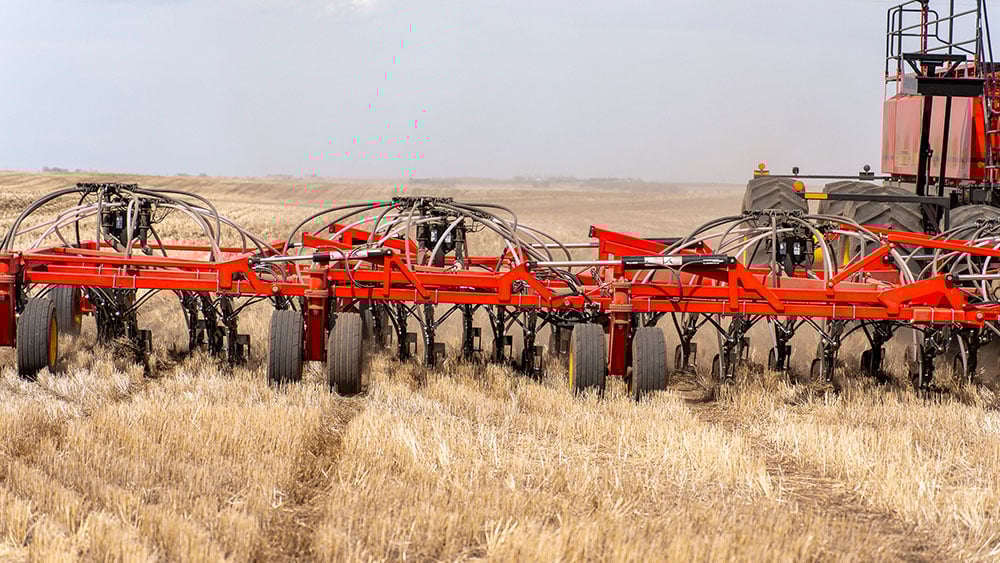 Väderstad Seed Hawk in a field