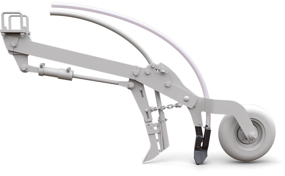 Illustration of working zones on Seed Hawk