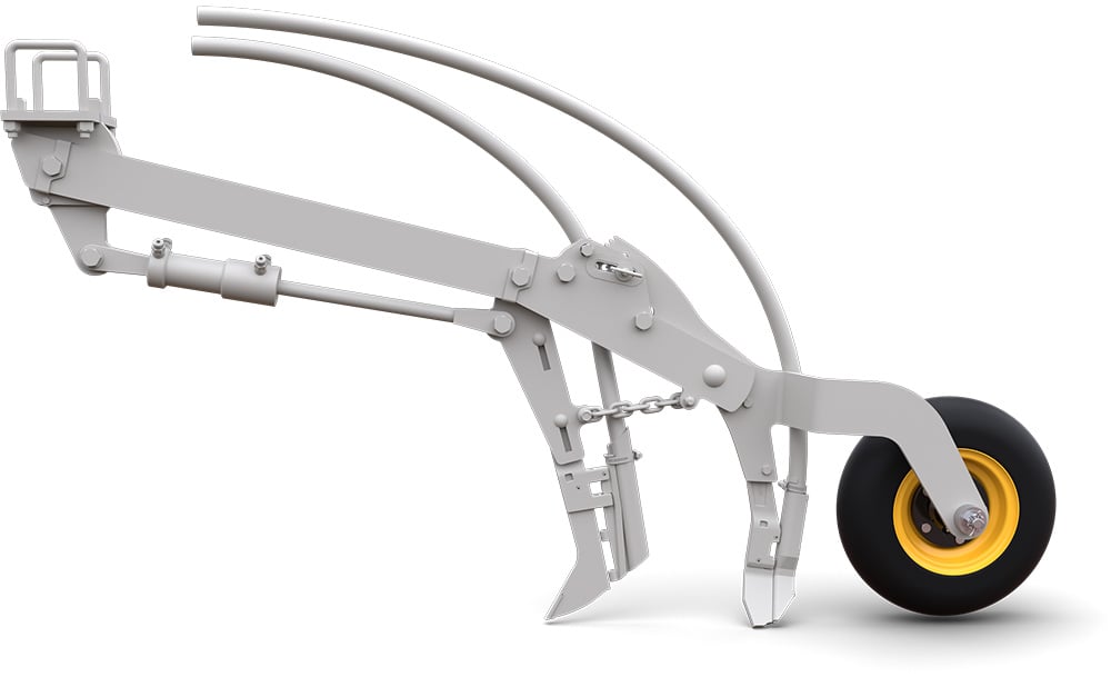 Illustration of working zones on Seed Hawk