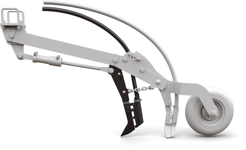 Illustration of working zones on Seed Hawk