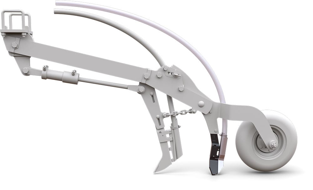 Illustration of working zones on Seed Hawk