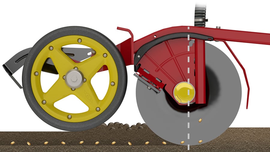 Väderstad Spirit magvezető csövek pozícionálása