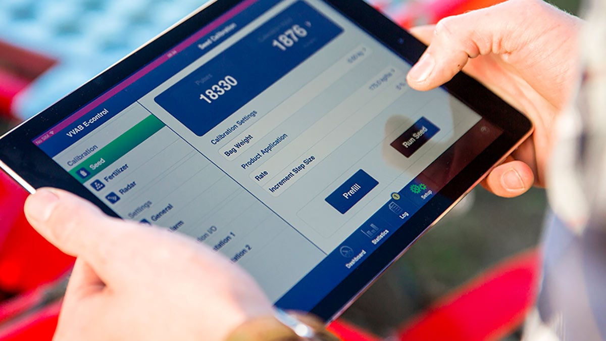 E control. Väderstad e-Control. Системы управления Väderstad e-Control через IPAD.