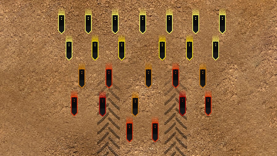 Diffrent positions - diffrent wear