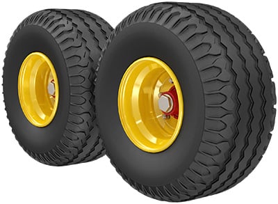 Tandem wheels for Rexius