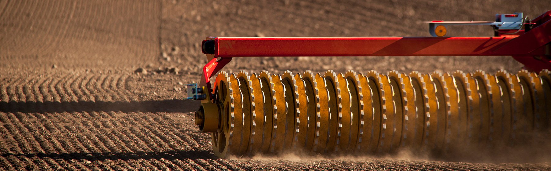 Un rodillo en un campo