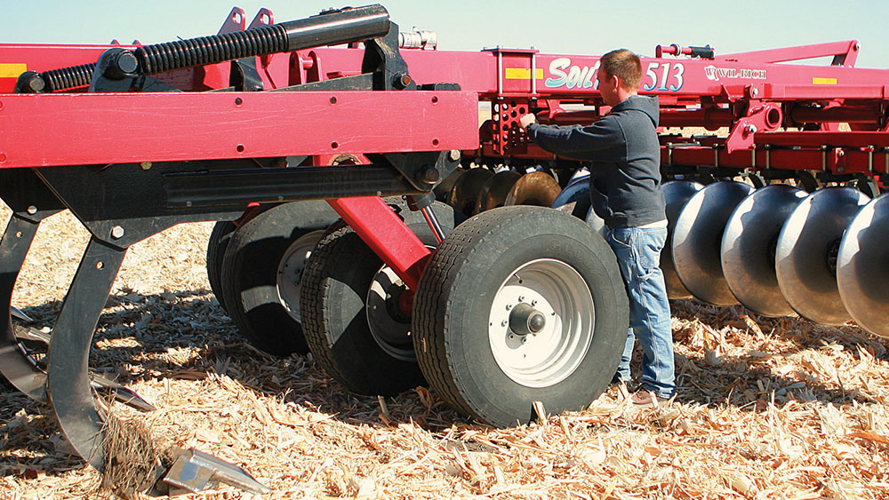 Gros plan du cadre du Wil-Rich SoilPro 513