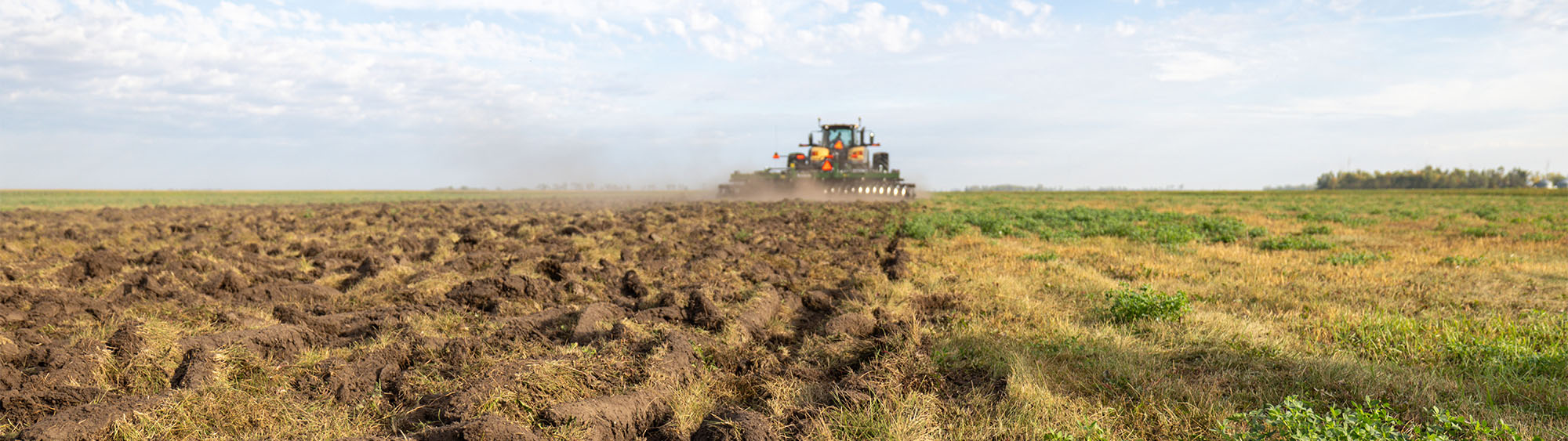 A tilled field