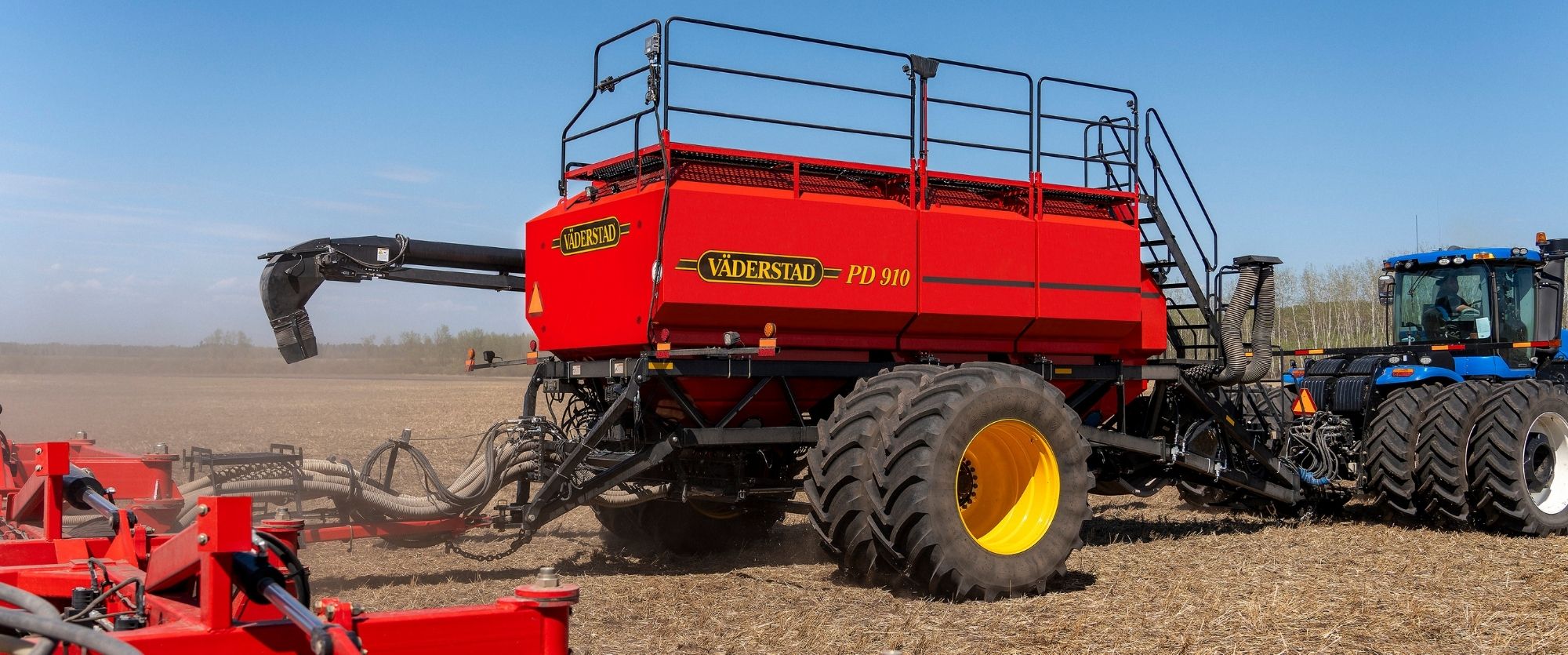 Väderstad Precision Delivery Air Cart 910 out in a field