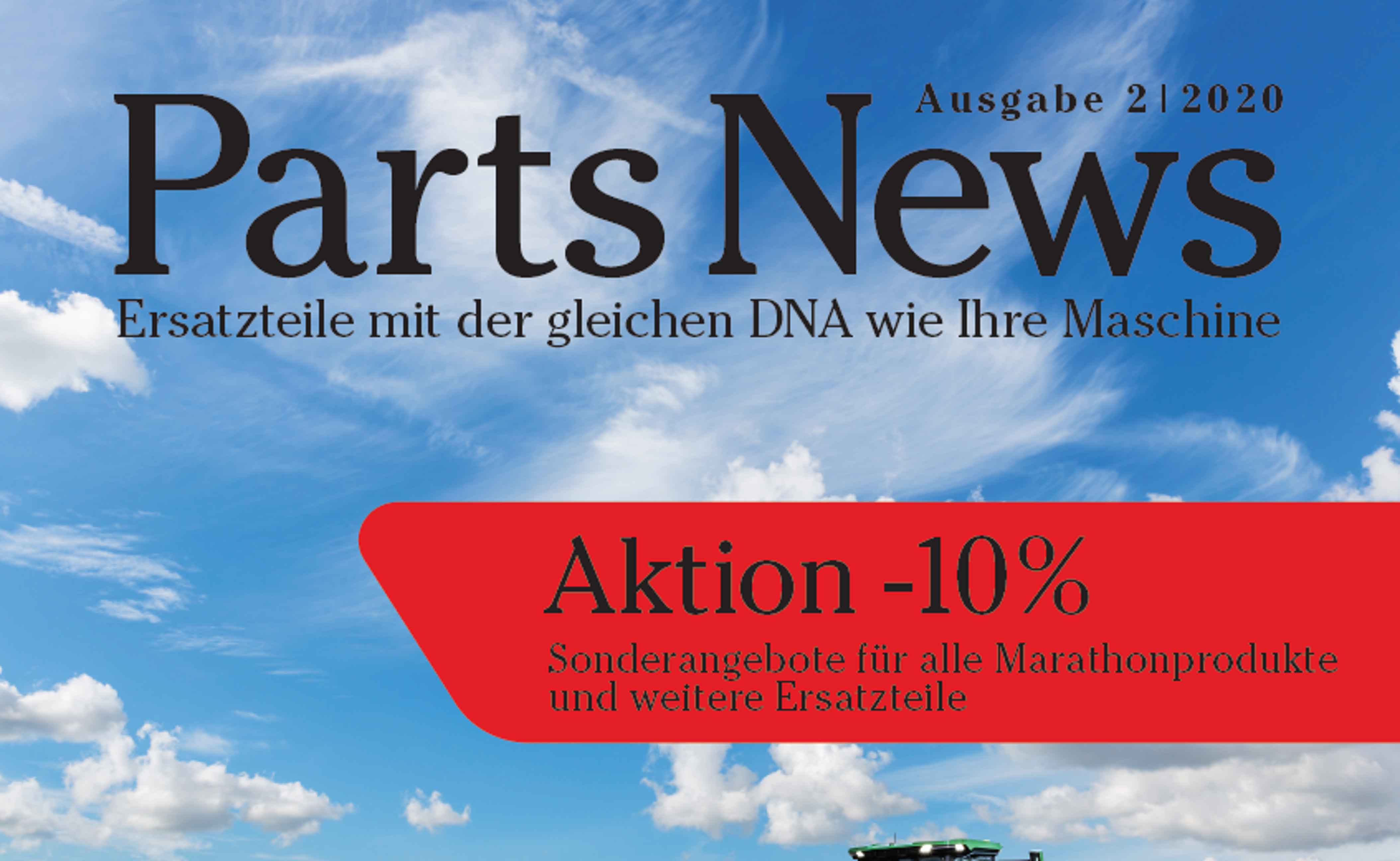 Titelseite Väderstad Parts News 2/2020