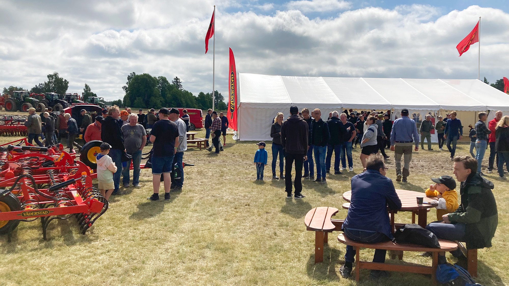 Väderstads monter på Brunnby Lantbrukardagar 2023