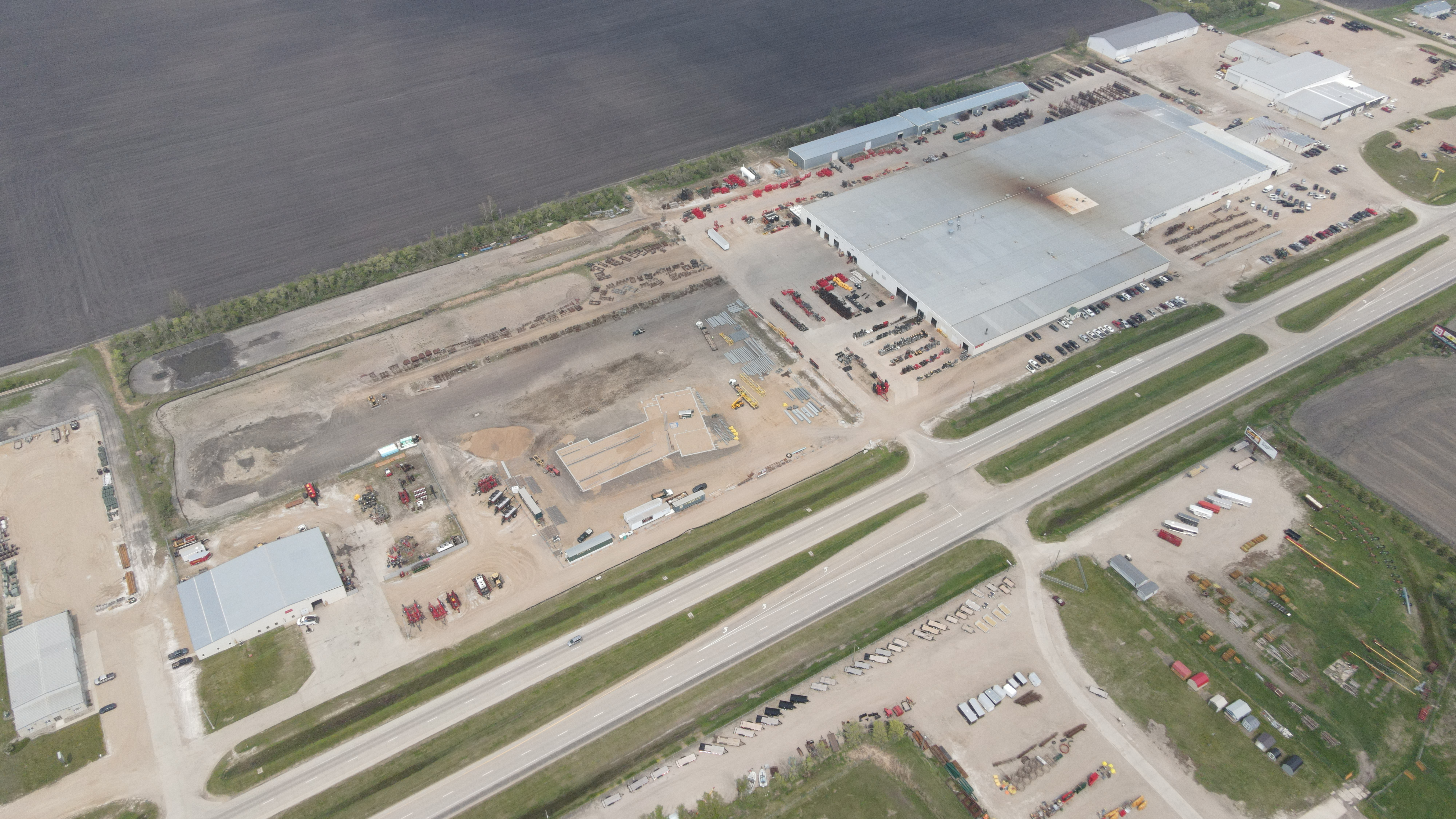 Overhead of Vaderstad Industries Inc. factory