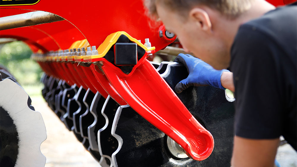 Service Technician working on machinery