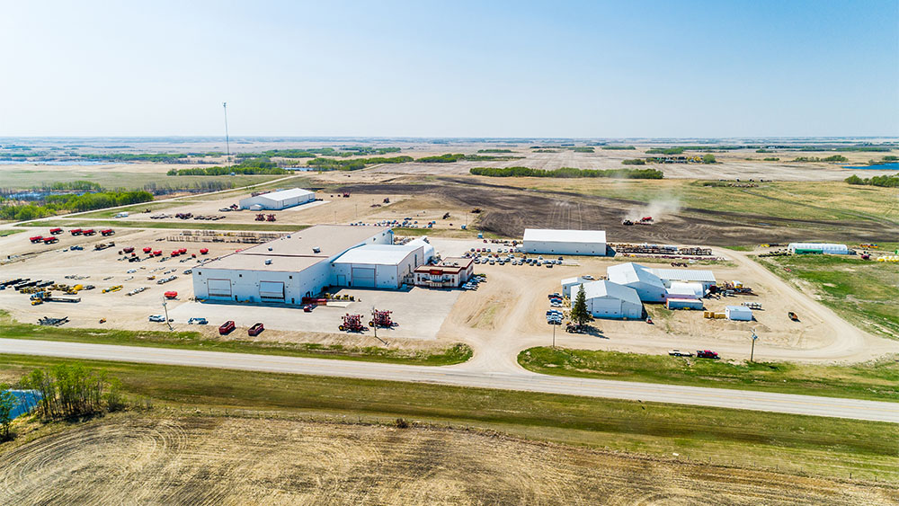 Overhead of Vaderstad Industries Factory